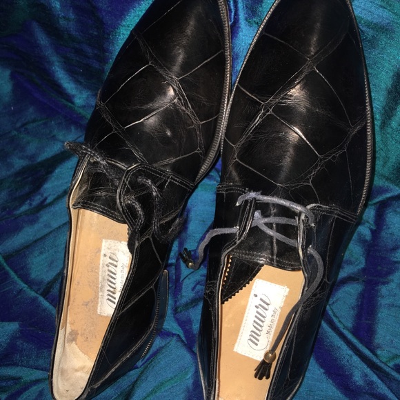 MAURI ALLIGATOR LACE UPS FOR MEN